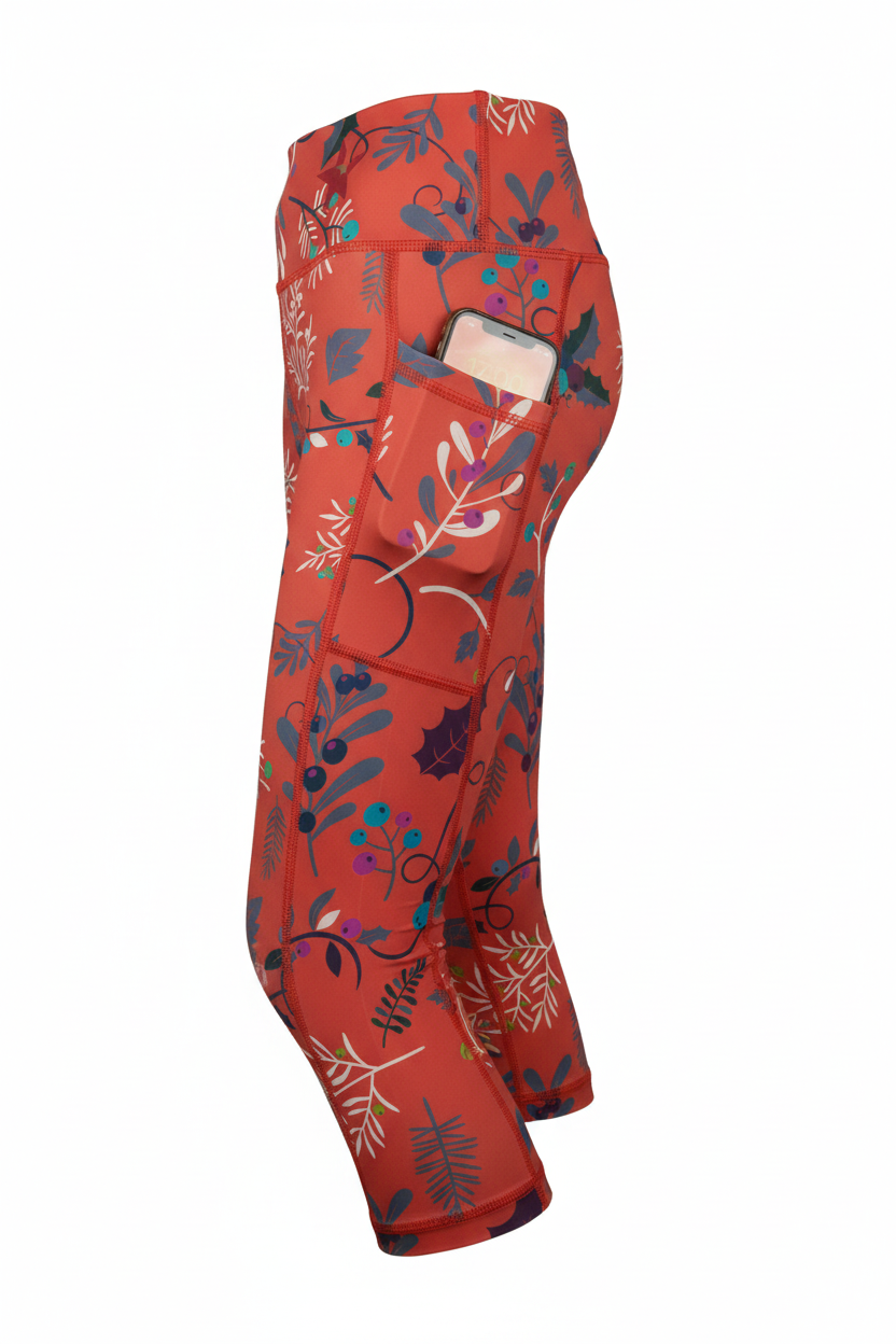 Red Winterberry capri side view