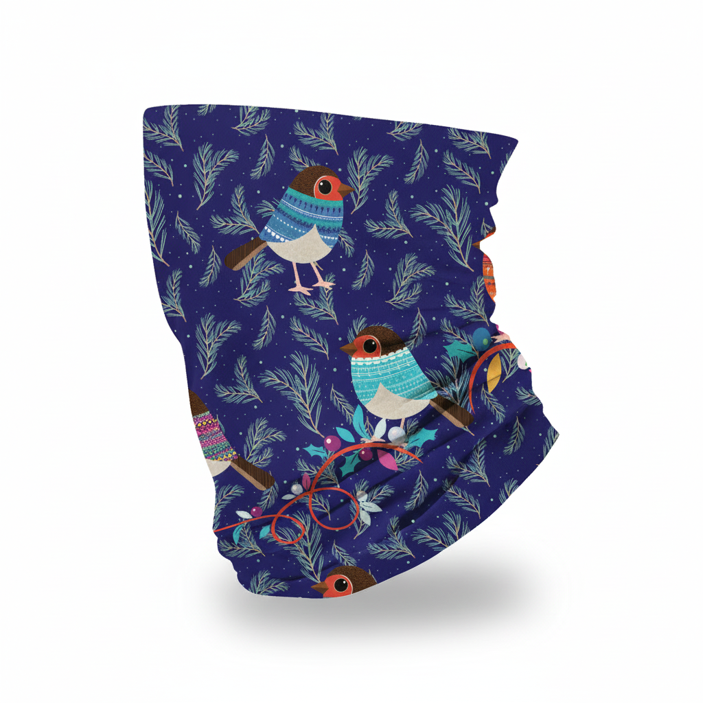 Rockin' Robin Neck Sleeve Mockup
