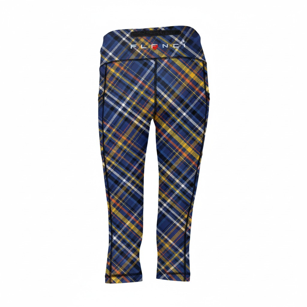 Skye Tartan Capri Back View