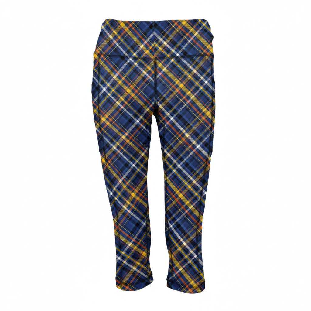 Skye Tartan Capri Flat Lay