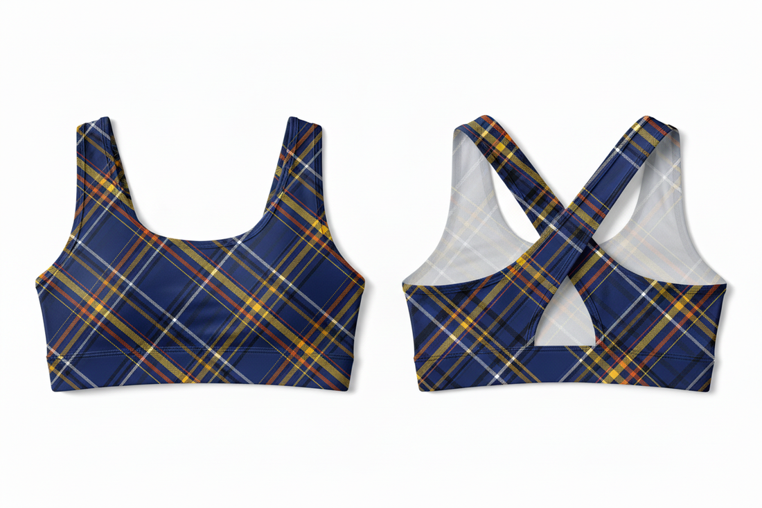 Skye Tartan Crop Top - No Trim
