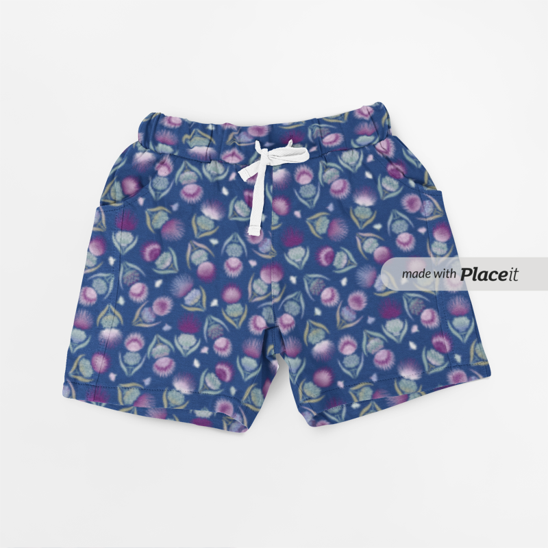 Double Layer Jazzy Shorts | Thistledown