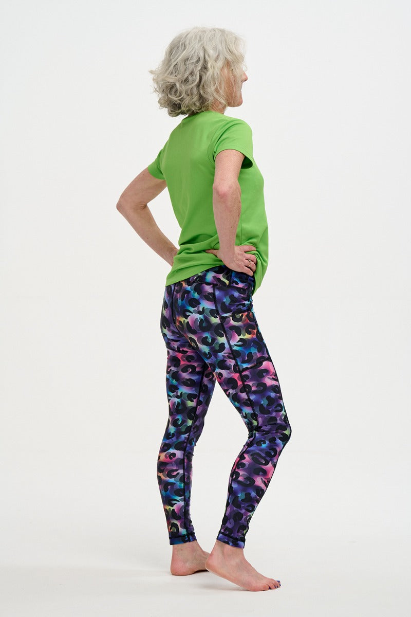 Unisex Leggings Rainbow Leopard